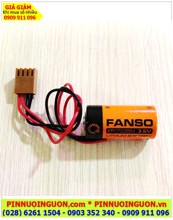 Fanso ER17335M (JEA 2.54-4P); Pin nuôi nguồn PLC FANSO ER17335M lithium 3.6v 1700mAh chính hãng